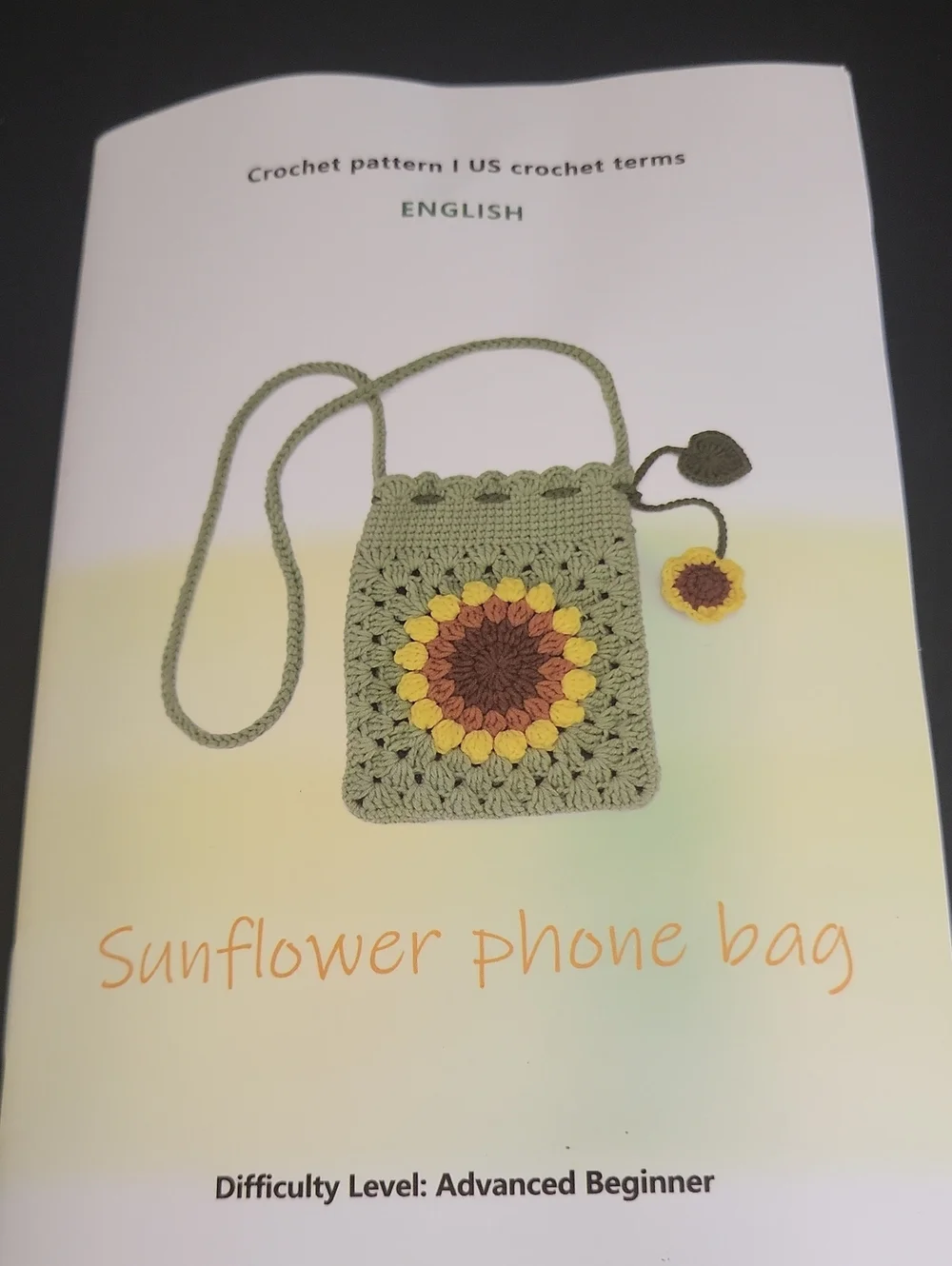 Handmade Crochet Kit with Green Yarn and Tools - Unknown Brand #1579-470